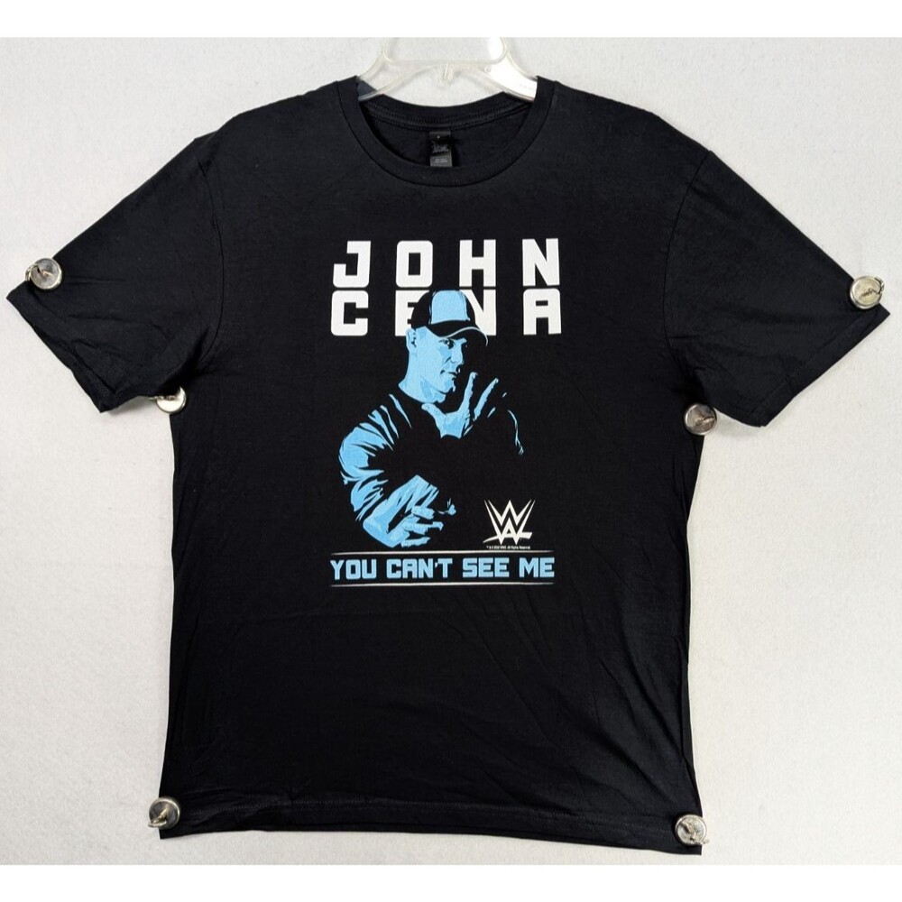 WWE - John Cena - You Cant See Me - Graphic Tee T-Shirt - Black - Size M